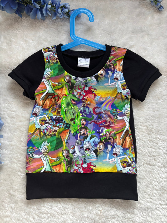 T-shirt enfant évolutif 1-3 ans personnage de dessin animé
