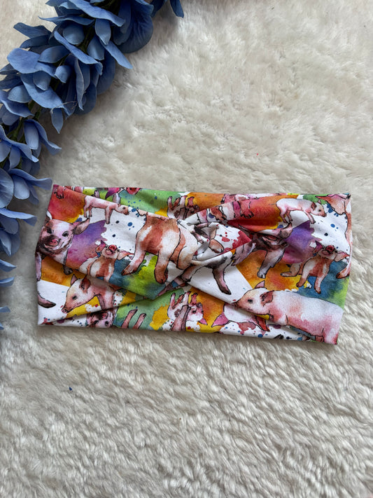 Bandeau twist cochon