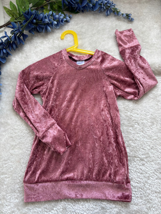 Chandail 8-9 ans velours