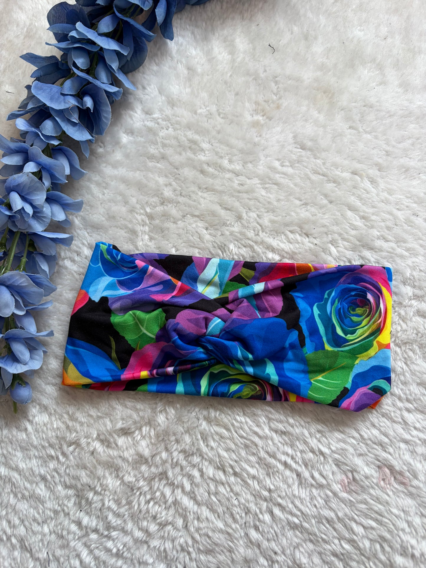 Bandeau twist fleur flash