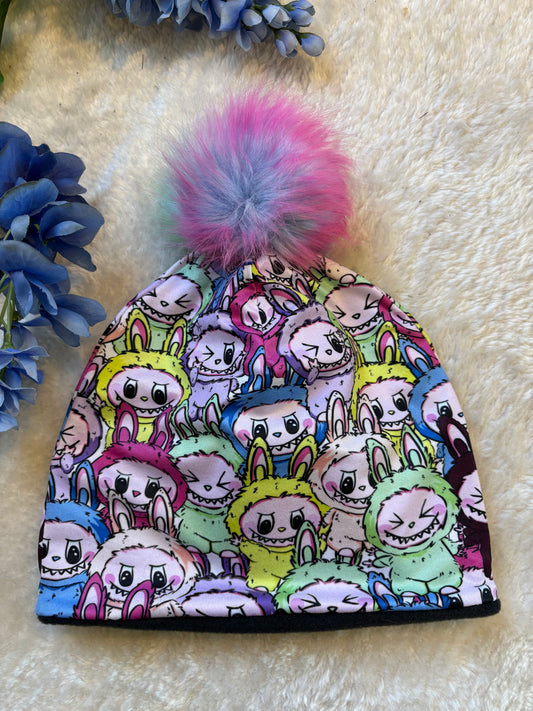 précommande Tuque labubu multicolore