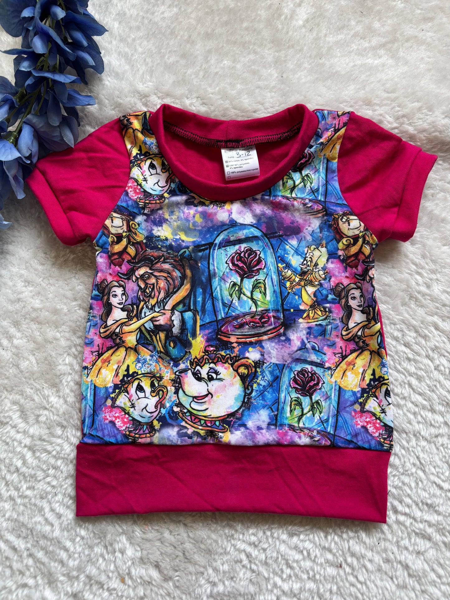 T-shirt évolutif 3-12 mois