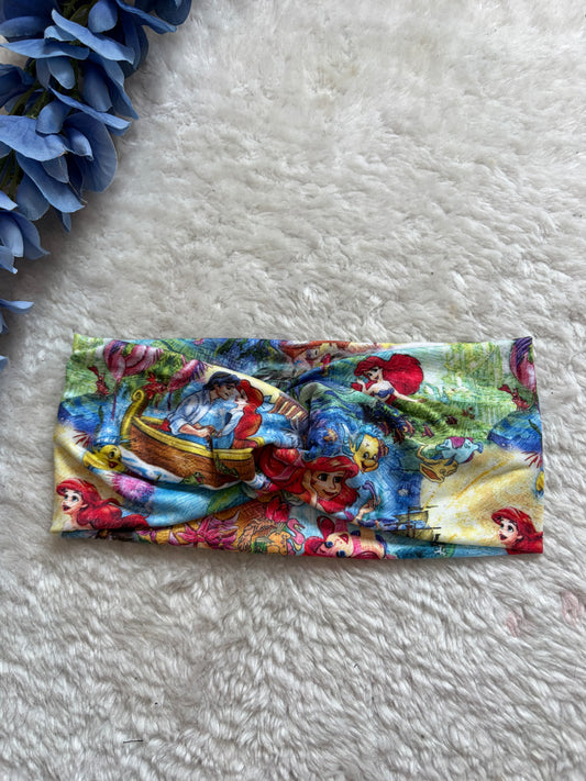 Bandeau twist princesse sirène
