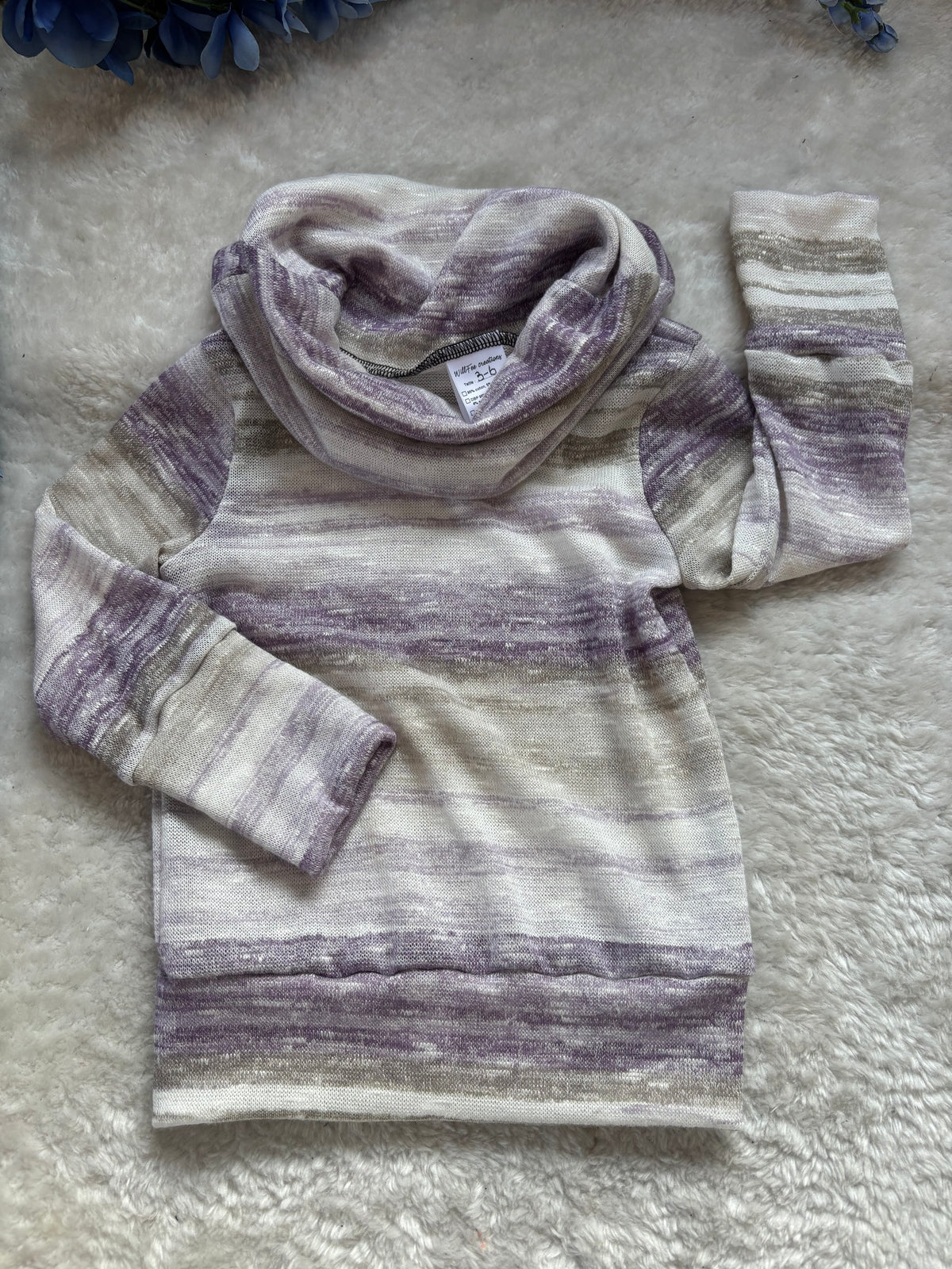 Chandail enfant évolutif 3-6 ans rayure