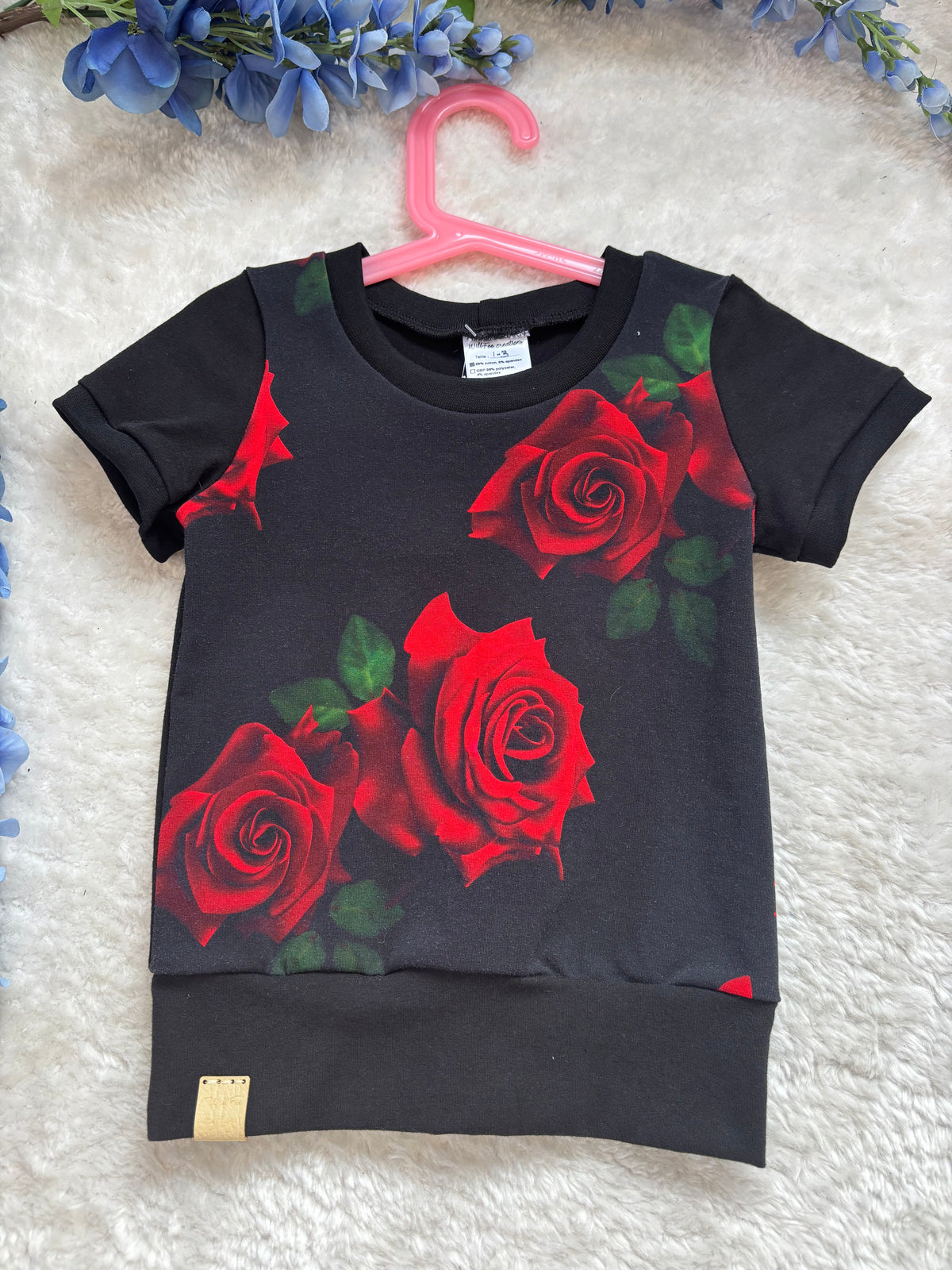 T-shirt enfant évolutif rose rouge