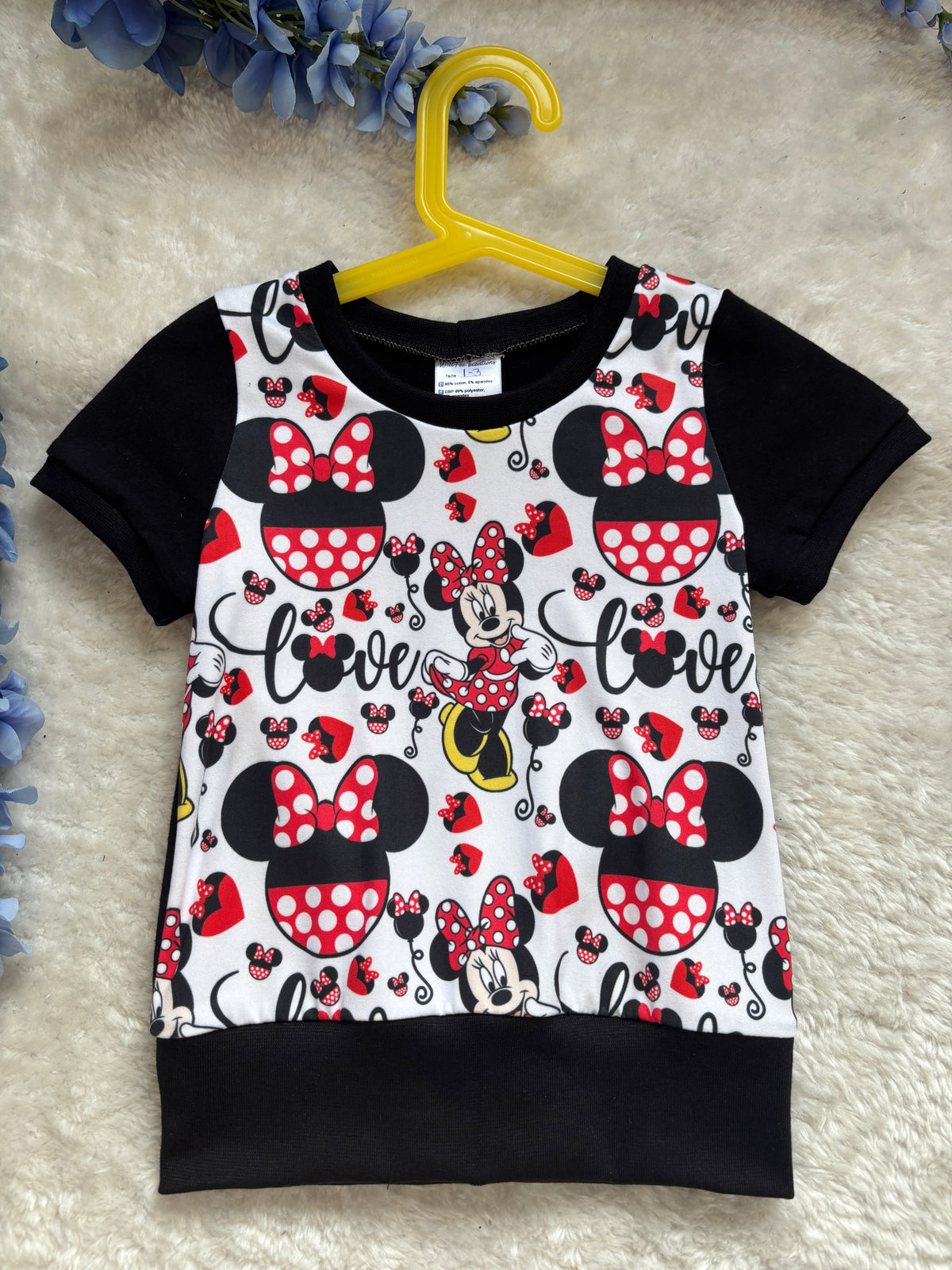 T-shirt enfant évolutif souris love